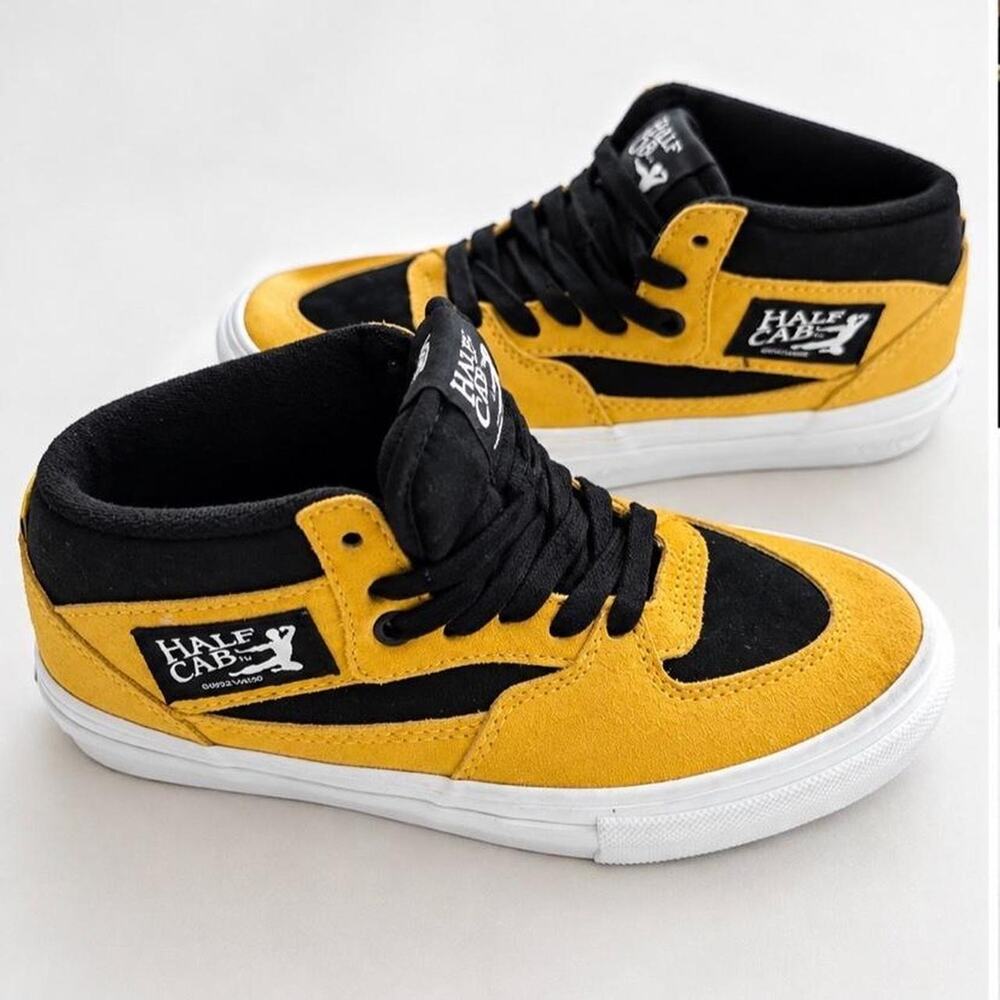 Vans half cab yellow black